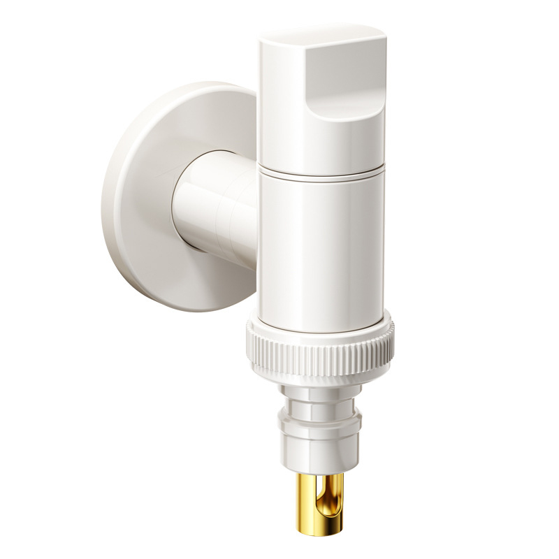 Toilet Fill Valve - 自動蛇口付きホワイトアングルバルブ,ガーデンタップ,多機能
