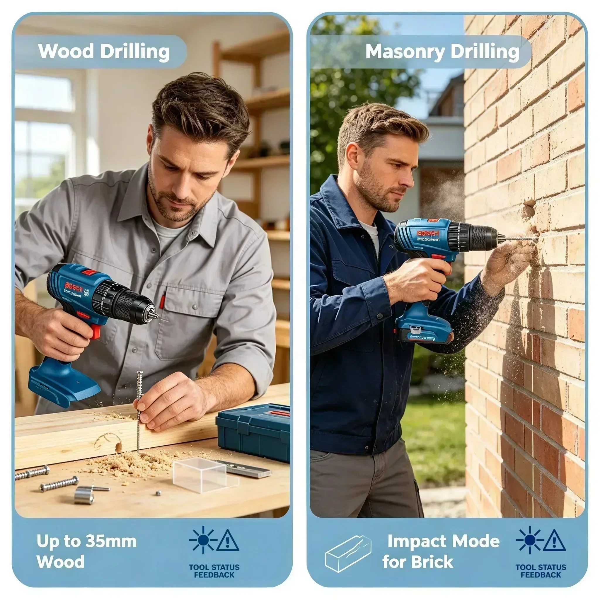 Bosch Drill Gsb 18V - ボッシュ GSB 185-LI 18V コードレス インパクトドライバー（ブラシレスモーター搭載）1900RPM