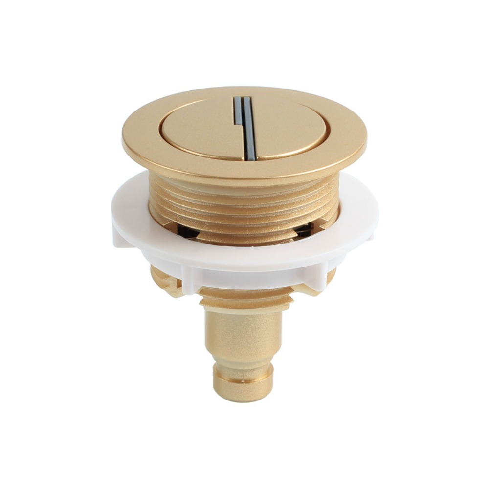 クロムメッキトイレ押しボタン丸型節水トイレフラッシュバルブダ - Toilet Fill Valve のレビューと価格