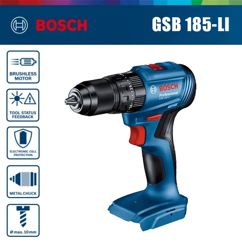 ボッシュ GSB 185-LI 18V ブラシレス コードレ - Bosch Drill Gsb 18V のレビューと価格