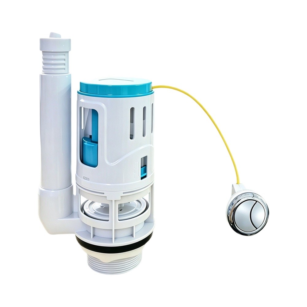 1 ピースデュアルフラッシュバルブケーブルトイレ水槽機構節水 - Toilet Fill Valve のレビューと価格