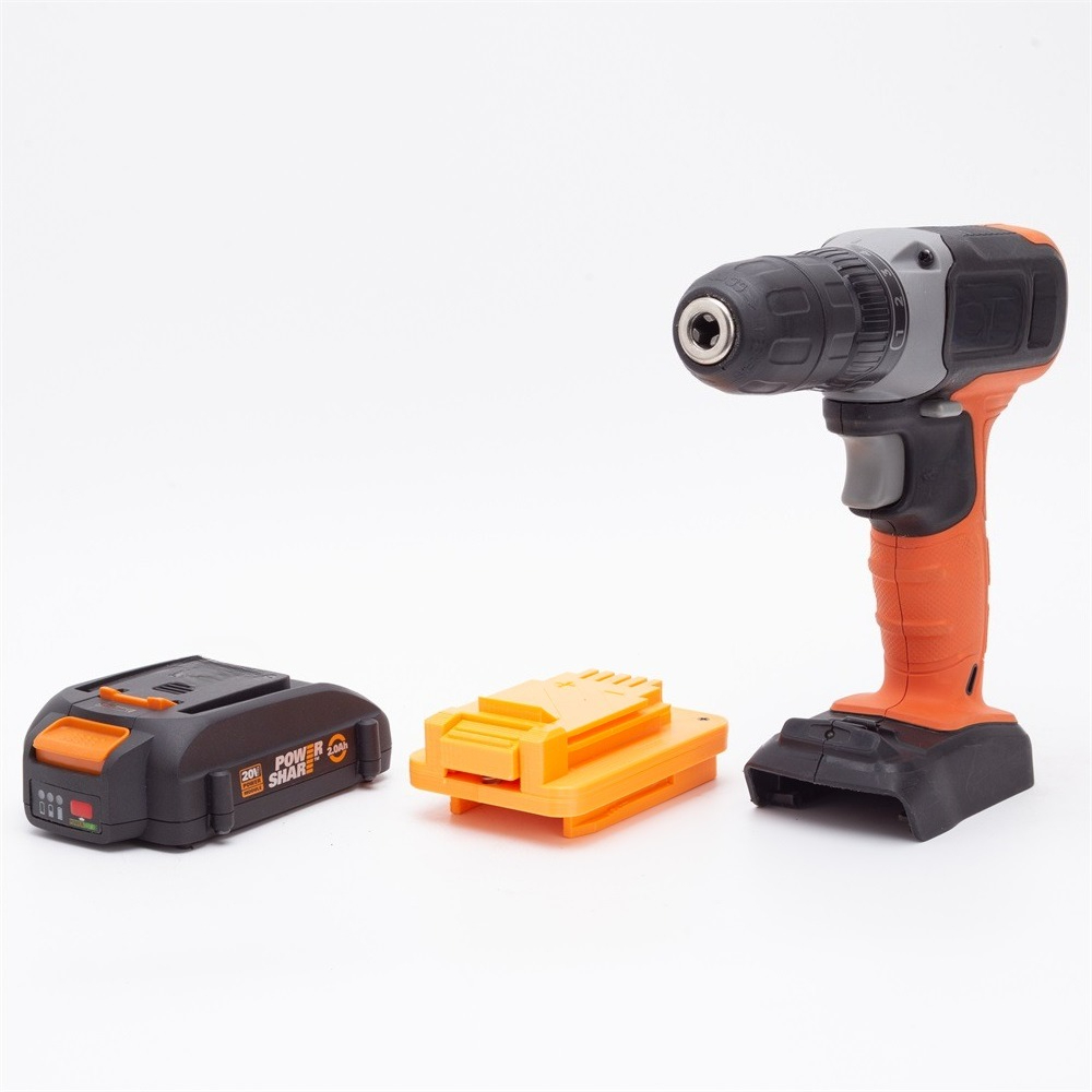 Worx 20V 6ピンバッテリー用変換アダプター。Port - Black+Decker Tool 20V Max のレビューと価格