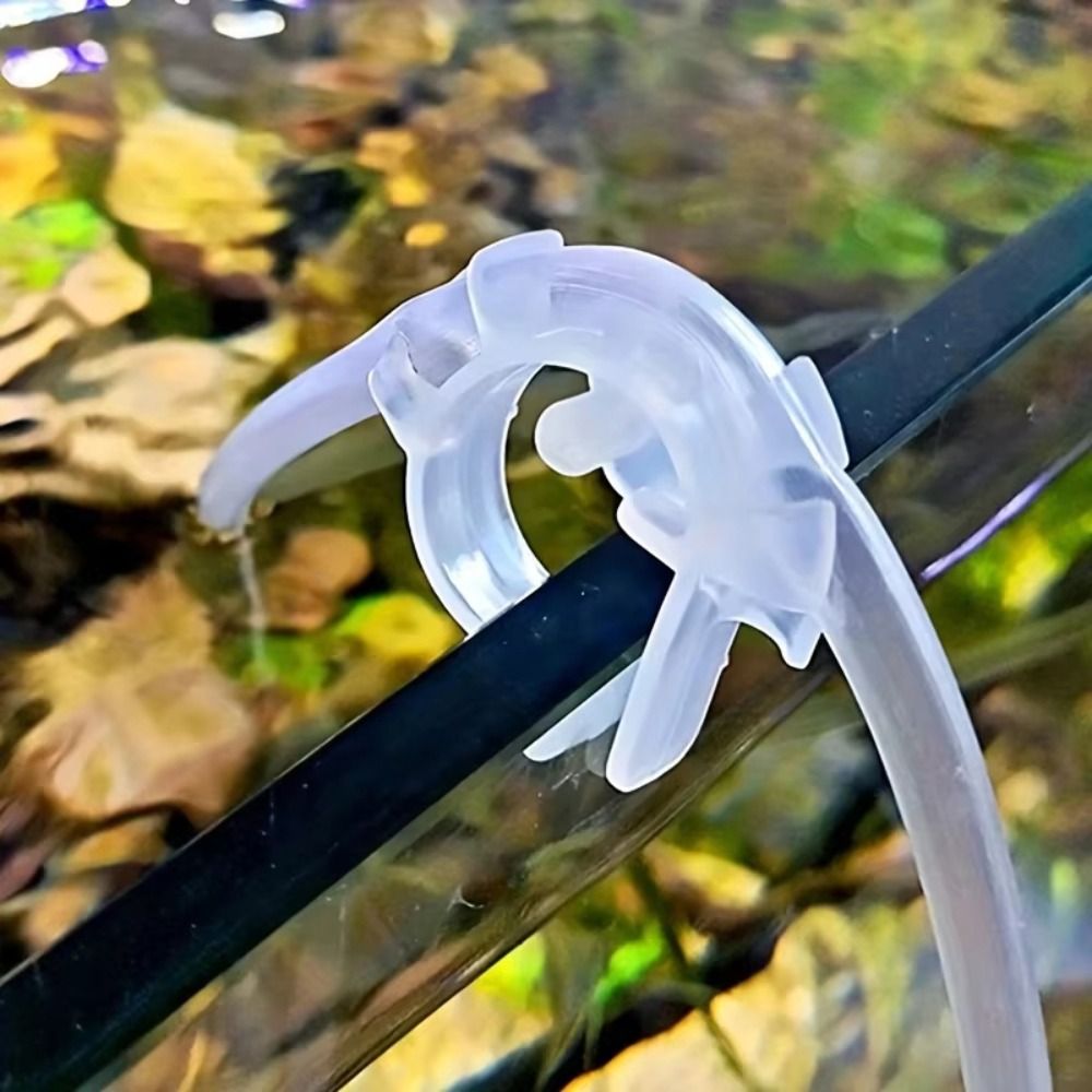 2個入りU字型クリップ水槽エアチューブホルダークリップ、吸盤 - Plastic Pipe Clip のレビューと価格